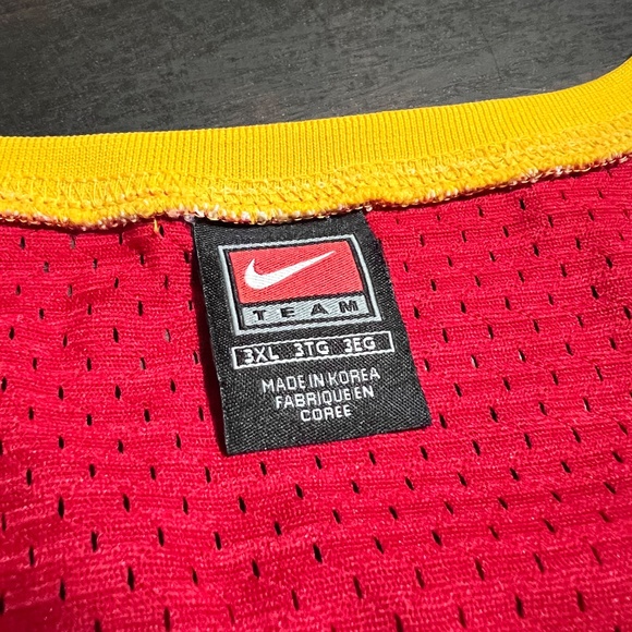 Nike Houston Rockets Steve Francis #3 NBA Jersey - Men’s 3XL - Mustard and Red - Picture 6 of 8